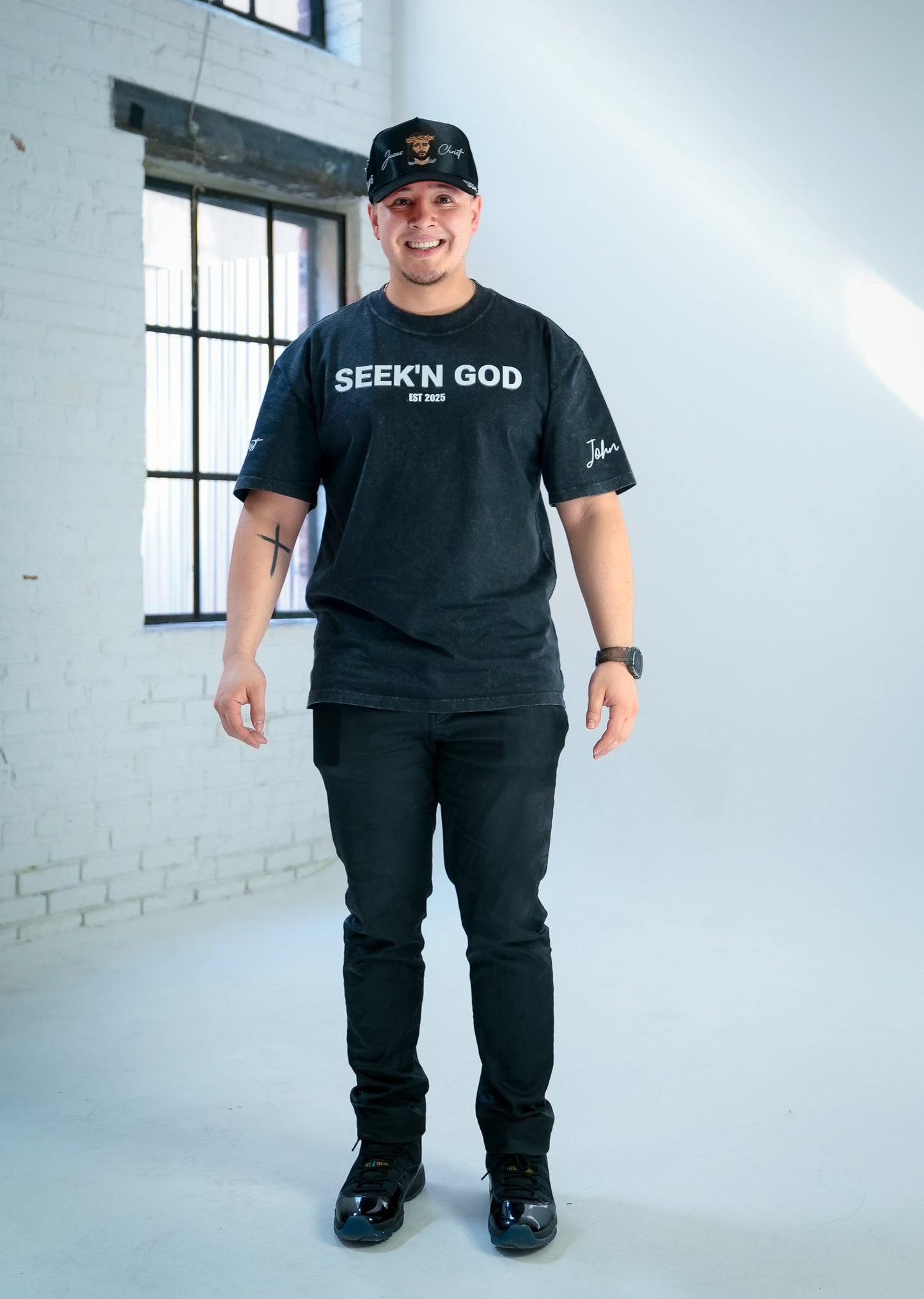 John 14:6 (Faded Black) T-Shirt