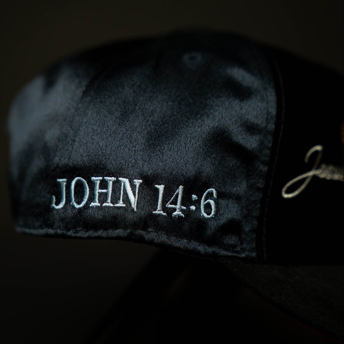 Jesus Christ Hat (BLACK RED BOTTOM)