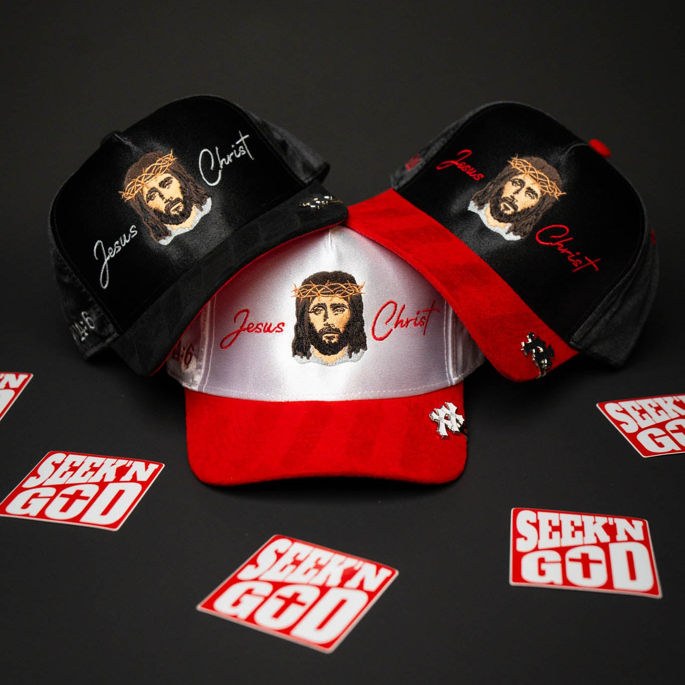 JESUS CHRIST (Blood Red) Bundle of 3