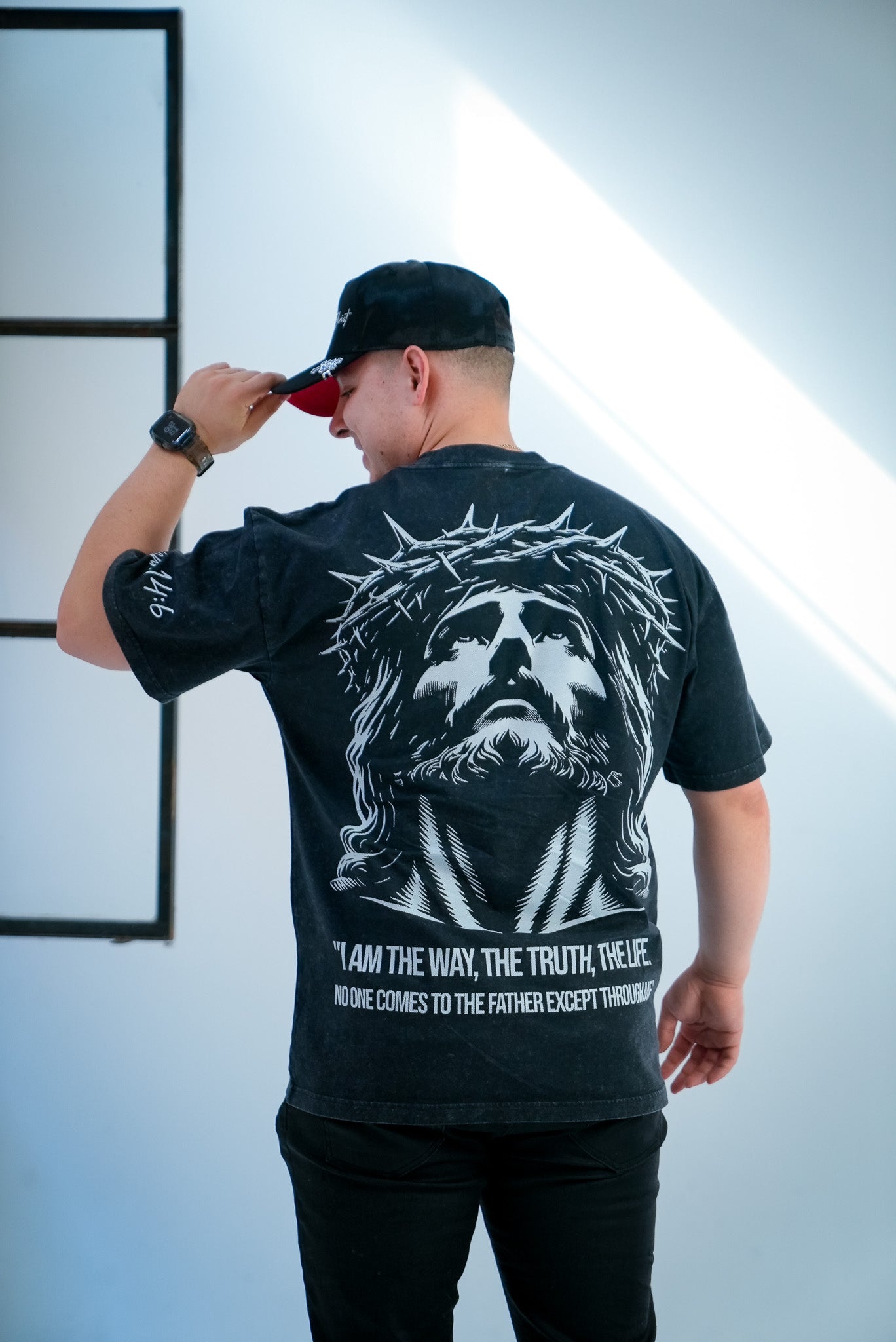 John 14:6 (Faded Black) T-Shirt