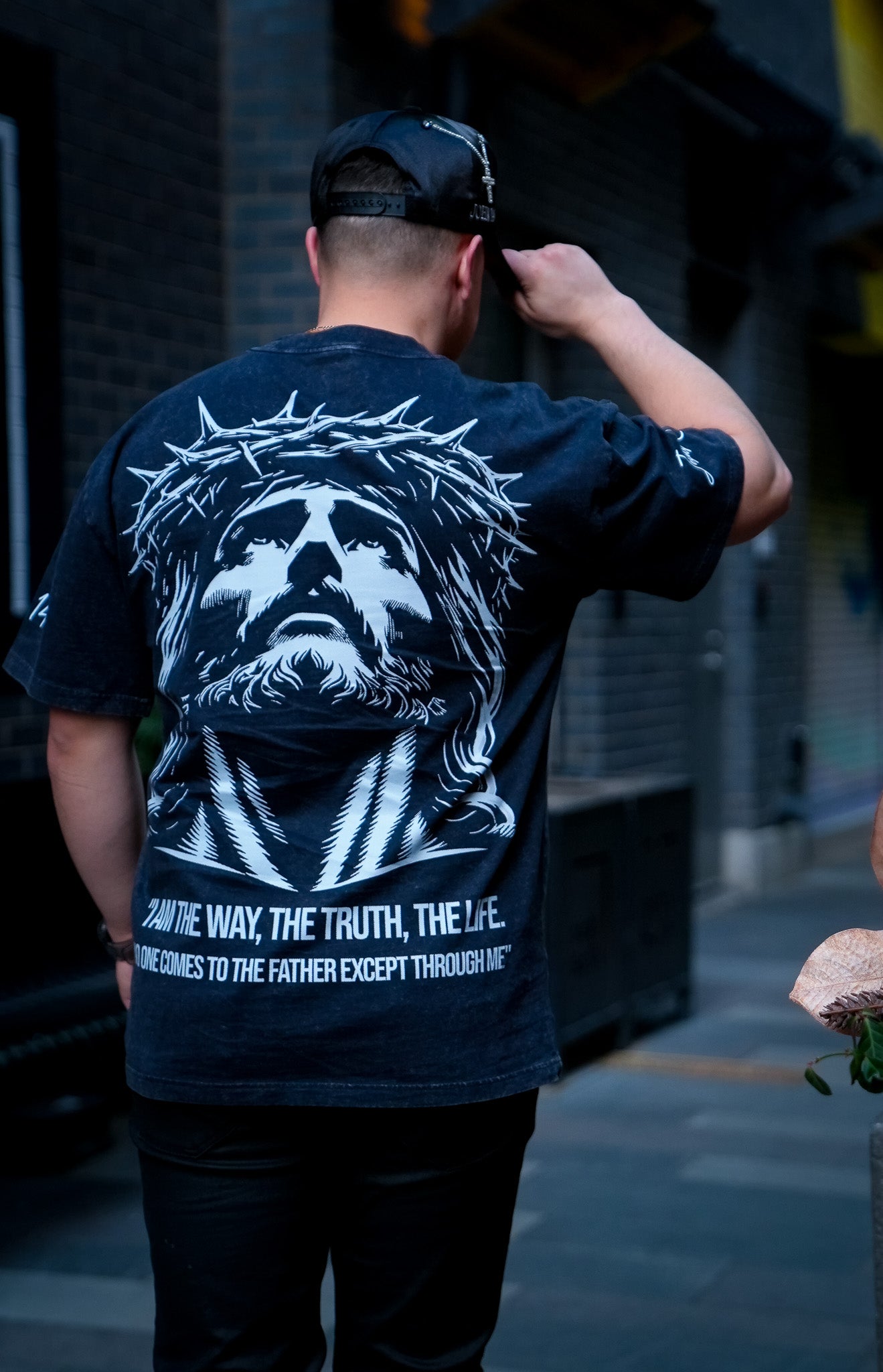 John 14:6 (Faded Black) T-Shirt